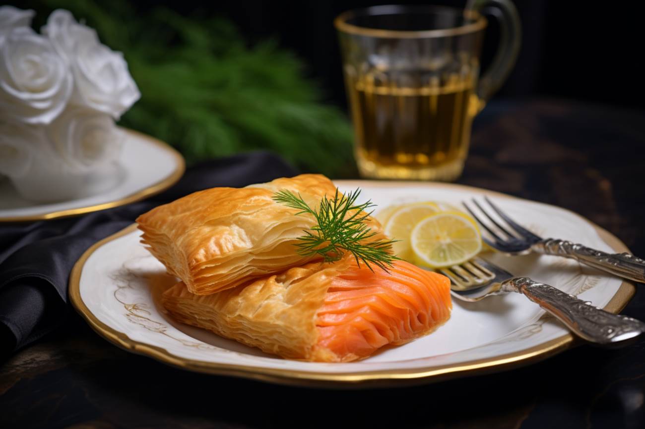 Ciasto francuskie z łososiem: doskonały przepis na wyjątkowe danie