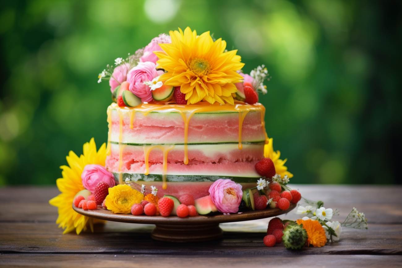 Tort z arbuza: doskonała przysługa dla twojego podniebienia